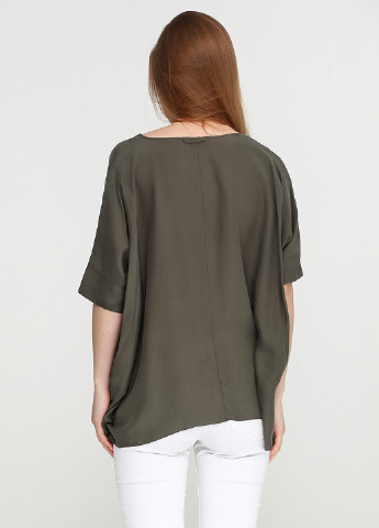 Оливковая (хаки) летняя блуза Cos