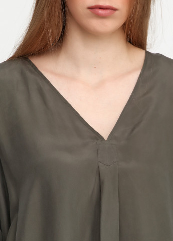 Оливковая (хаки) летняя блуза Cos