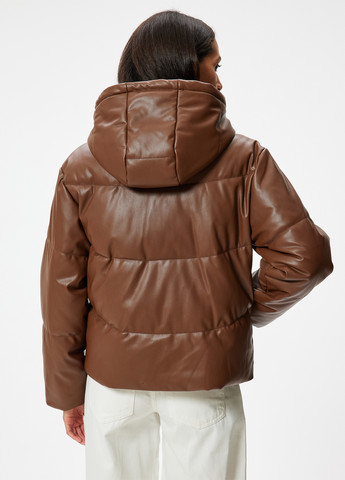 Коричневая демисезонная куртка KOTON