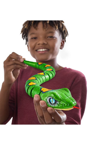 Интерактивная игрушка Зеленая змея (7150-1) Pets & Robo Alive (254068531)