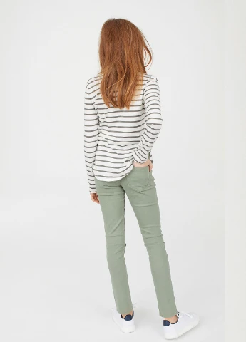 Хаки кэжуал демисезонные брюки H&M