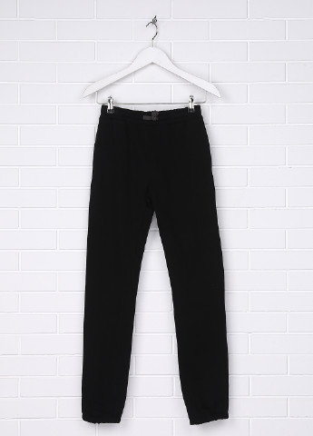 Черные кэжуал демисезонные брюки со средней талией Idexe