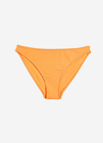 Оранжевые купальные трусики однотонные H&M