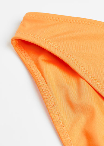 Оранжевые купальные трусики однотонные H&M