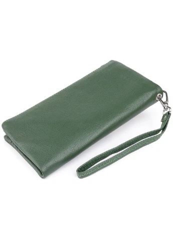 Жіночий шкіряний гаманець-клатч 20,8х10х2 см st leather (252130849)