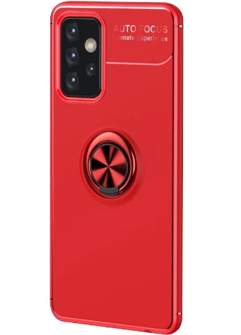 TPU чохол ColorRing під магнітний тримач (opp) для Samsung Galaxy A72 4G / A72 5G Червоний / Червоний (is_00000042289_1) Deen (238478874)