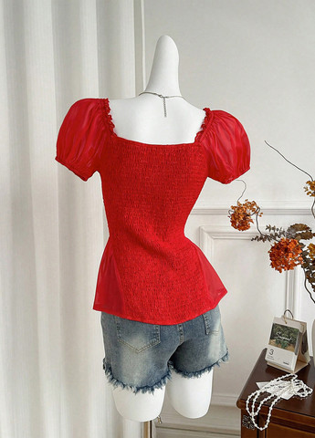 Червона блуза SHEIN