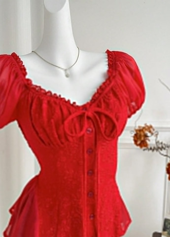 Червона блуза SHEIN