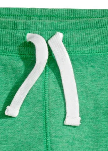 Зеленые спортивные демисезонные брюки джоггеры H&M