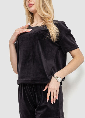 Чорна всесезон піжама (футболка, шорти) футболка + шорти Ager