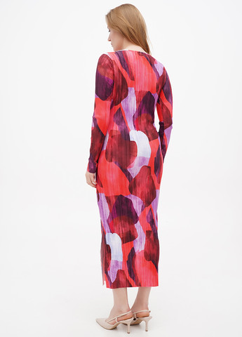 Комбінована кежуал сукня плісована Boohoo з абстрактним візерунком