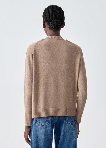 Темно-бежевый демисезонный джемпер джемпер SHEIN