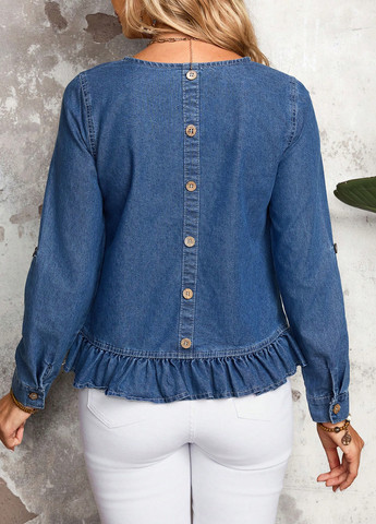 Синяя блуза SHEIN