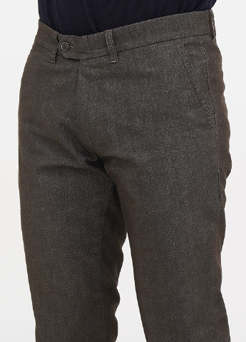 Коричневые кэжуал демисезонные прямые брюки Lagrand