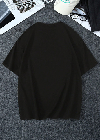 Чорна футболка SHEIN