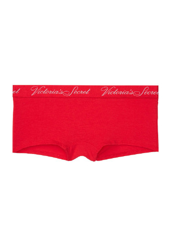 Трусики Victoria's Secret трусики-шорти червоні повсякденні трикотаж