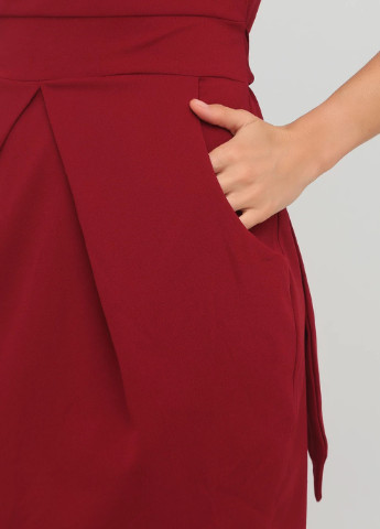 Червона кежуал однотонне плаття Mela London