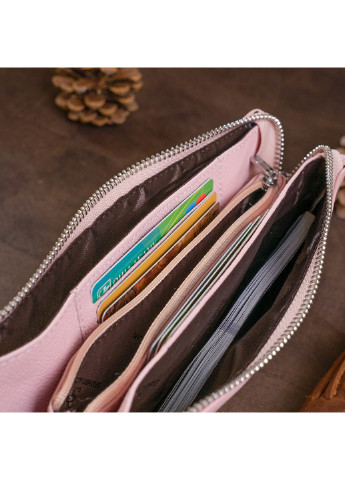 Женский кожаный кошелек-клатч 19,2х10х2 см st leather (252132066)