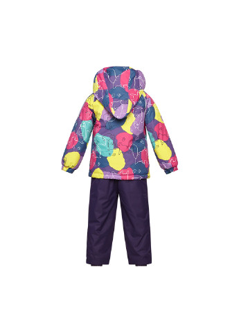 Фиолетовый зимний комплект демисезонный (куртка + полукомбинезон) avery 1 Huppa