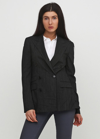 Черный кэжуал пиджак Ralph Lauren - полосатый - демисезонный