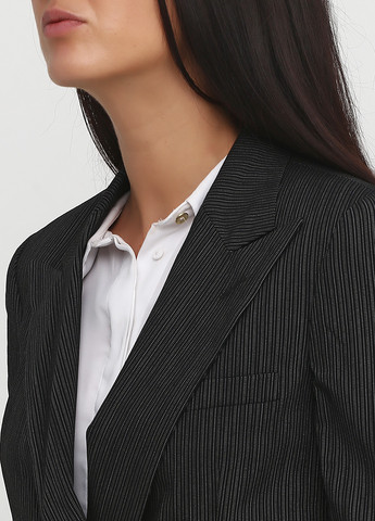 Черный женский жакет Ralph Lauren полосатый - демисезонный