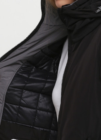 Черная демисезонная куртка Geox