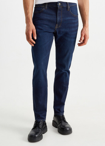 Темно-синие демисезонные зауженные джинсы C&A