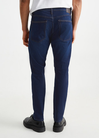 Темно-синие демисезонные зауженные джинсы C&A