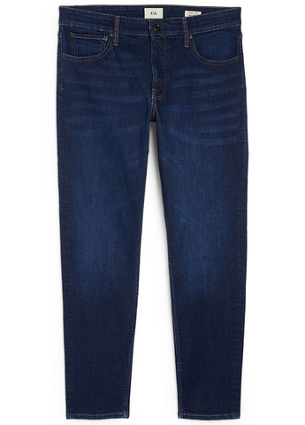 Темно-синие демисезонные зауженные джинсы C&A