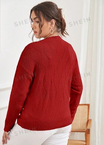 Красный демисезонный джемпер джемпер SHEIN