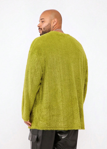 Зеленый демисезонный свитер джемпер SHEIN