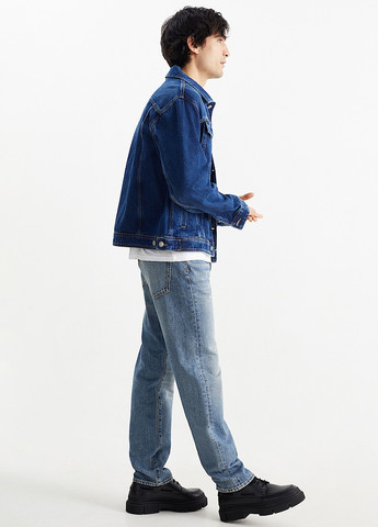 Синие демисезонные зауженные джинсы C&A