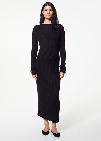 Женское демисезонное Платье платье-свитер H&M однотонное