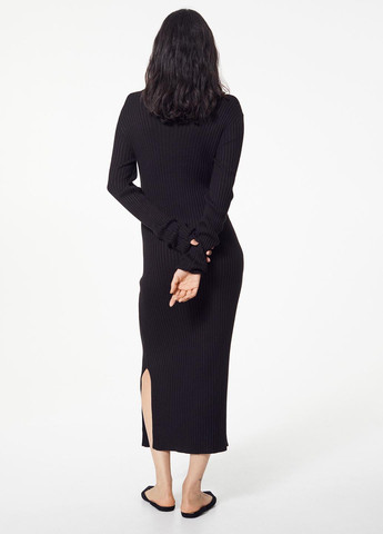 Чорна кежуал сукня для вагітних сукня светр H&M однотонна