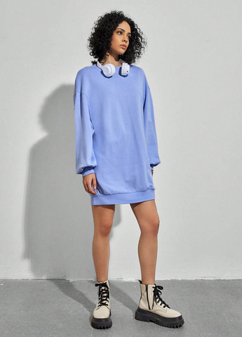 Волошкова кежуал плаття сукня-світшот, оверсайз SHEIN з написами