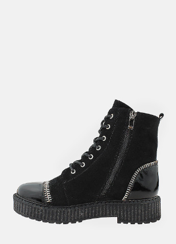 Зимние ботинки rf55168-11 черный Favi из натуральной замши