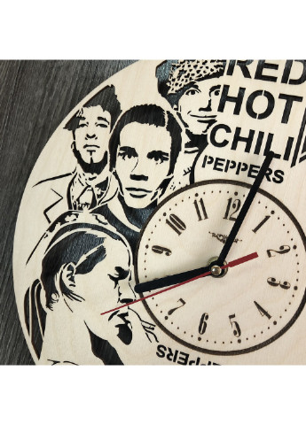 Концептуальные настенные часы в интерьер «Red Hot Chilli Peppers» 7Arts (253565927)