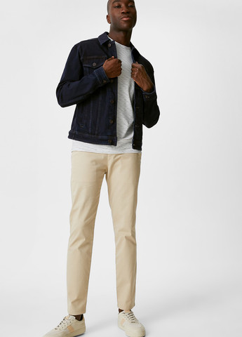 Темно-синяя демисезонная куртка C&A