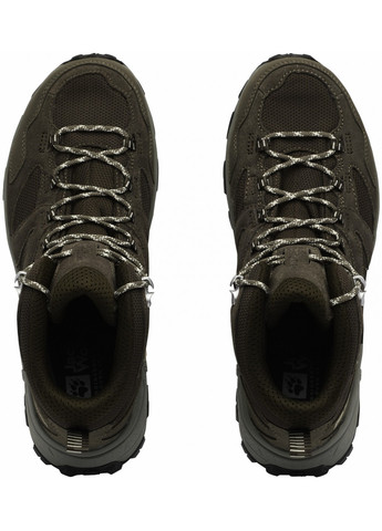 Коричневые осенние ботинки хайкеры Jack Wolfskin