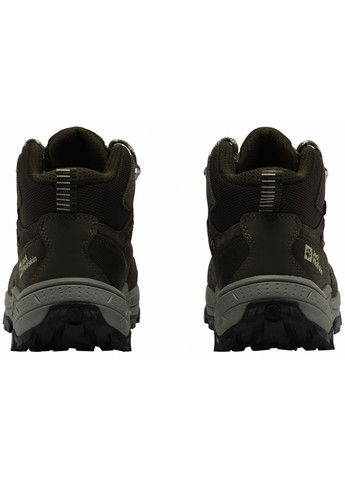 Коричневые осенние ботинки хайкеры Jack Wolfskin