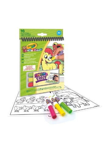 Набір для творчості Mini Kids Розмальовка багаторазова Ферма (81-1499-3) Crayola (254066092)