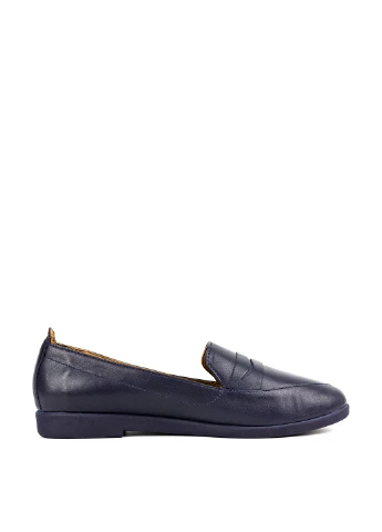 Heya Shoes Туфлі лофери синій з натуральна шкіра, туреччина — демісезон (183199524)
