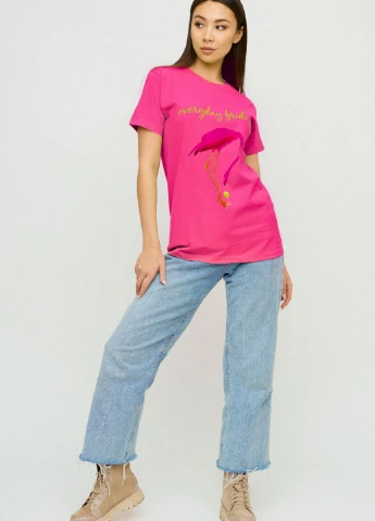 Футболка Boyfriend / air print / YAPPI - (237407700)