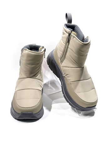 Серые дутики Grunberg на молнии