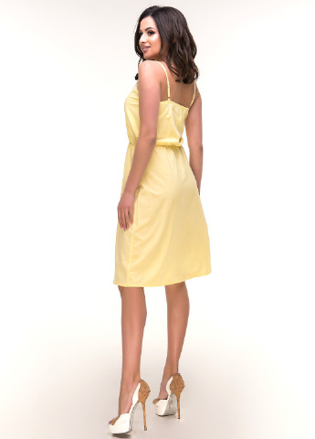 Жовтий кежуал сукня Olsa однотонна
