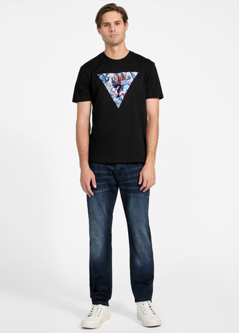 Чорна футболка Guess