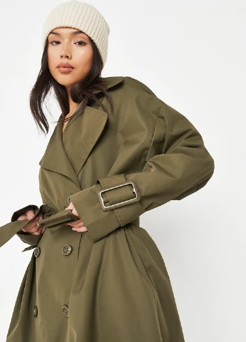 Плащ Missguided тренчкот на гудзиках демісезон (276135958)