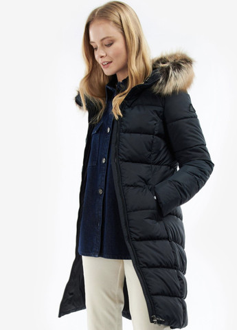 Черная зимняя куртка Barbour