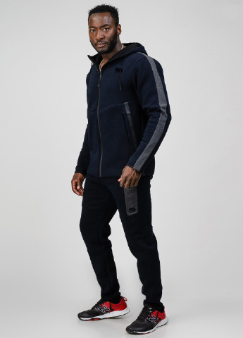 Темно-синій зимній костюм (толстовка, брюки) брючний SA-sport