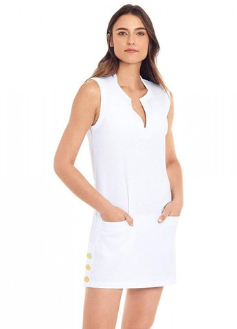 Білий домашній сукня Ralph Lauren однотонна